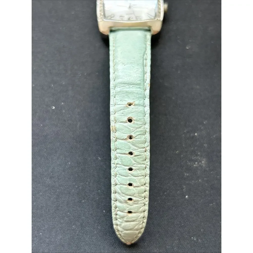 Raymond MOP Dial Mint Green Band Women’s Quartz Watch